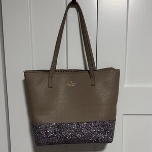 Kate Spade Greta Court Ina Glitter Crossbody Satchel/Cityscape
